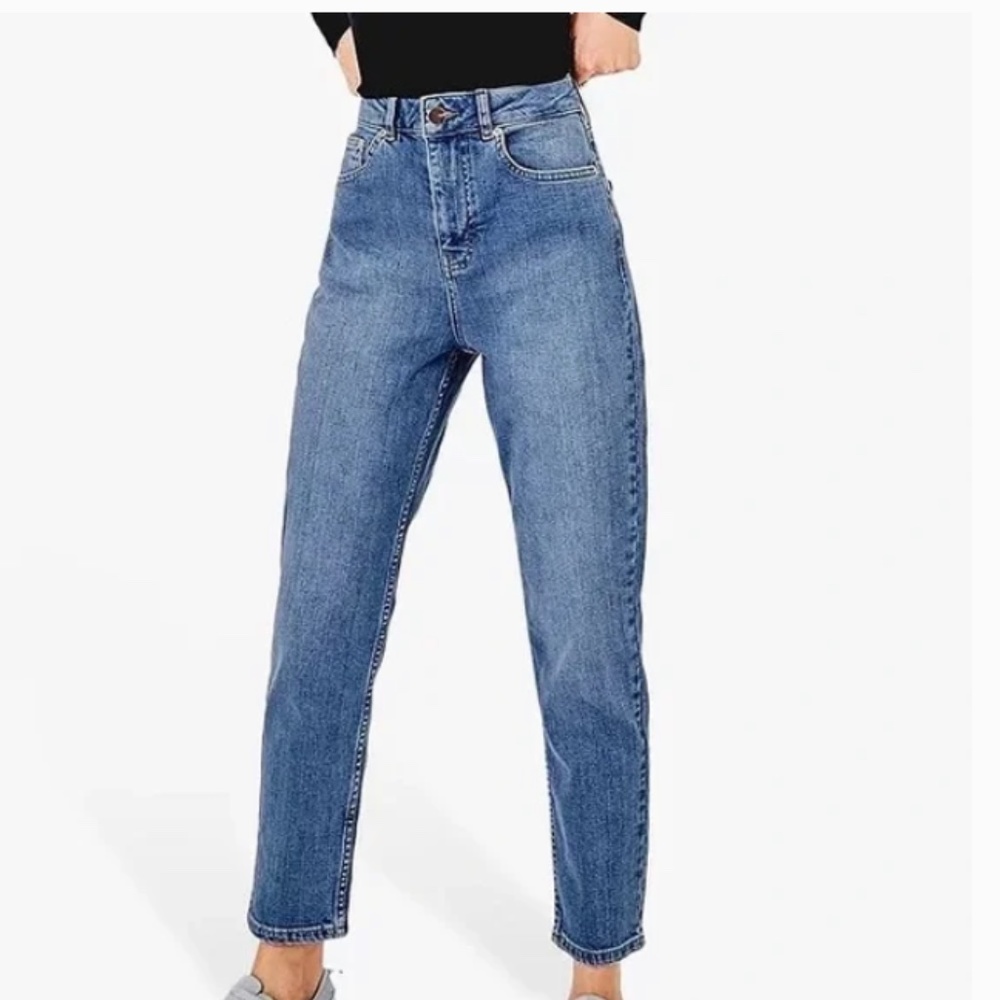 Vintage 90s Esprit Jeans High Waist Denim Mom mid wash Y2K straight leg Y2K